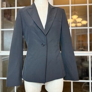 Antonio Melani Black Pinstripe Blazer